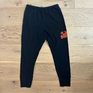 Free City Navy Cropped Jogger Sweatpants Cotton